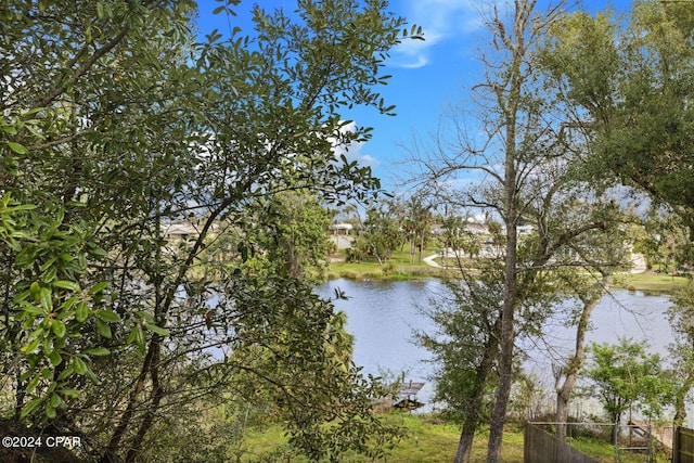 property view of water