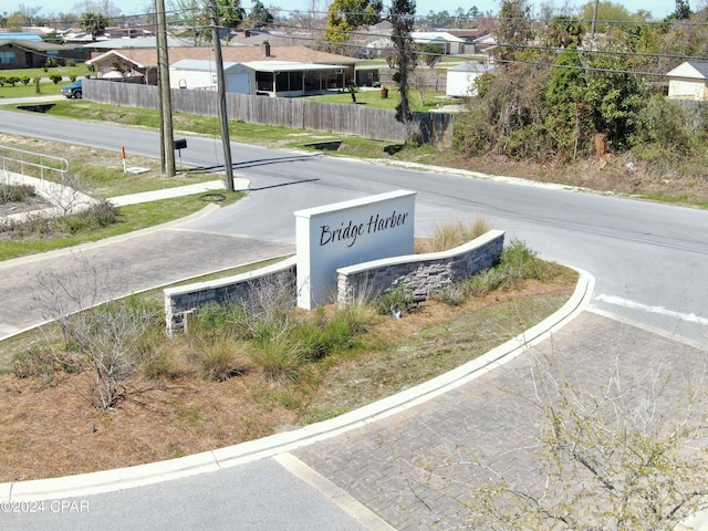 view of road