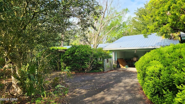 view of home's exterior