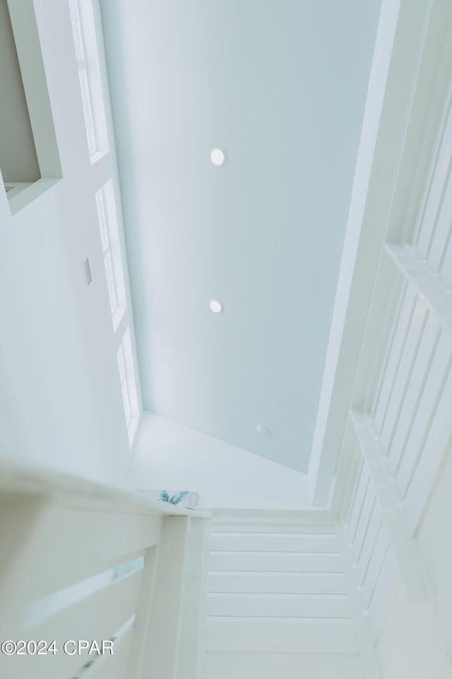 details with recessed lighting