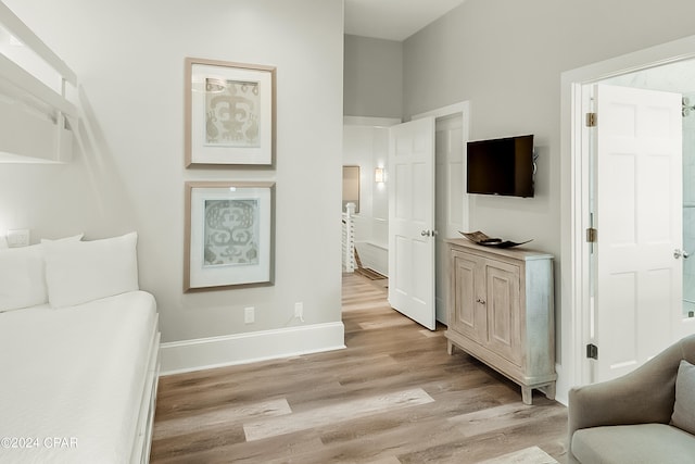 interior space featuring light hardwood / wood-style flooring