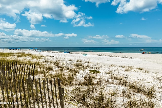 water view with a beach view