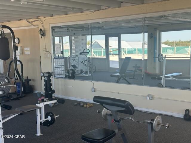 view of exercise room