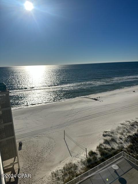 water view featuring a view of the beach