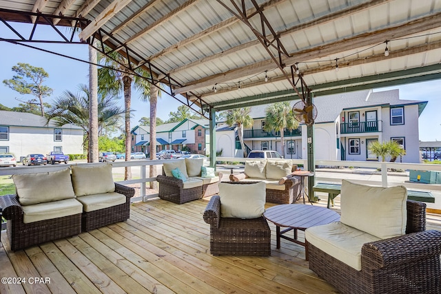 sunroom / solarium with a healthy amount of sunlight