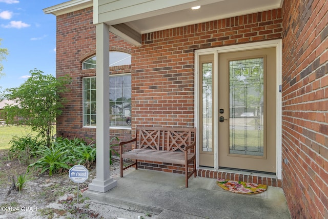 view of entrance to property