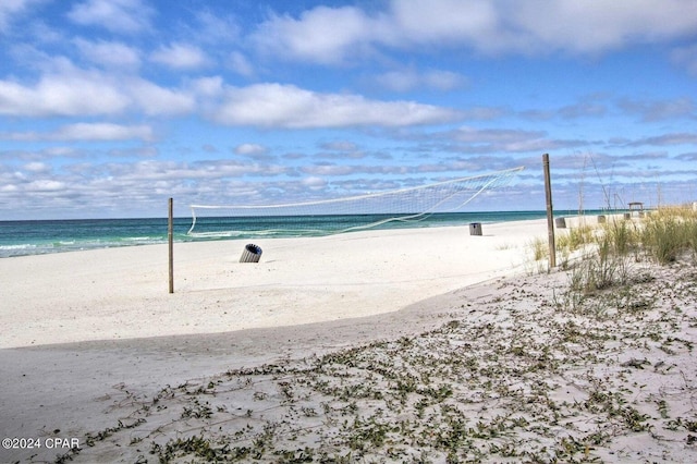 water view with a beach view