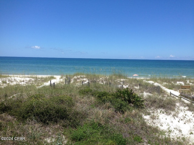 water view with a beach view