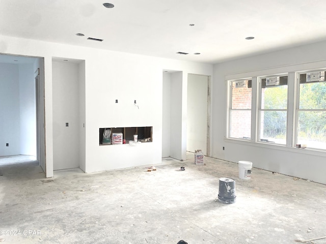 view of unfurnished living room