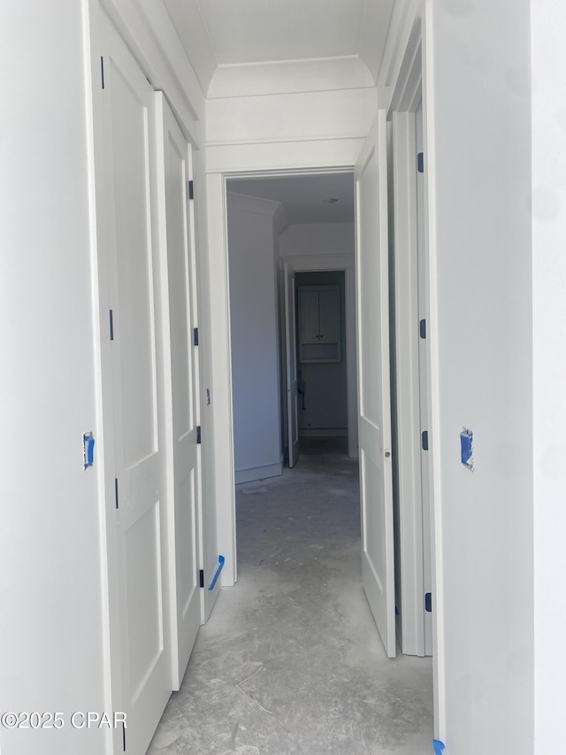 610 Shady Oaks Ln, Lynn Haven, FL 32444 - hall with concrete floors