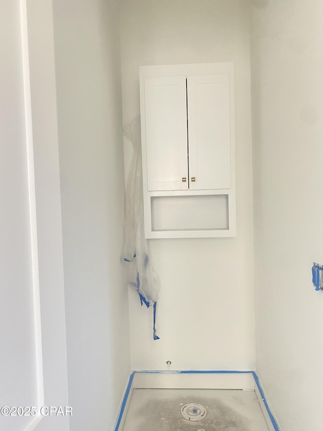 view of clothes washing area