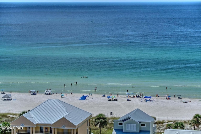 water view featuring a view of the beach