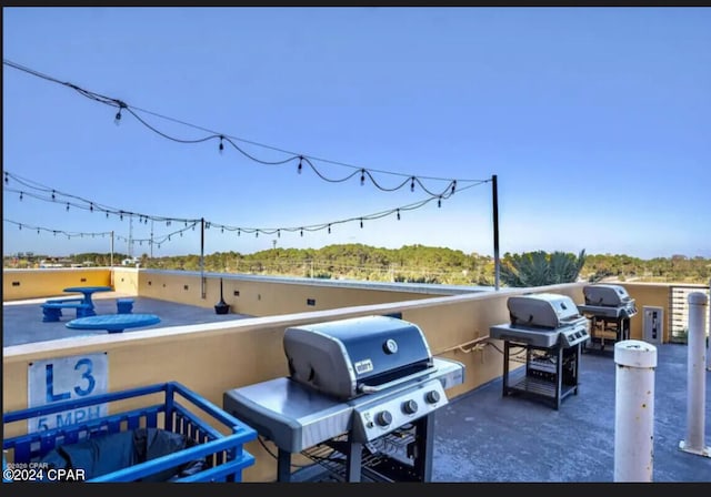 view of patio / terrace featuring grilling area