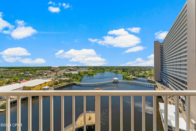 property view of water