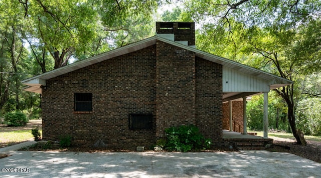 view of home's exterior