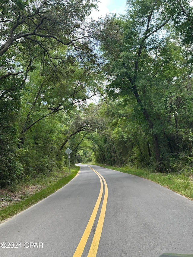 view of road