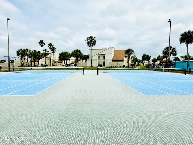 view of sport court