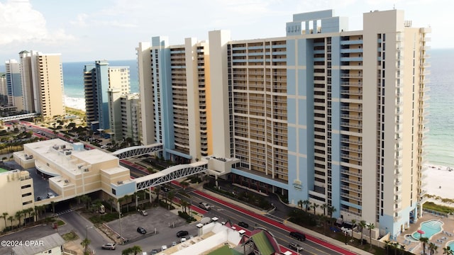 view of property with a water view