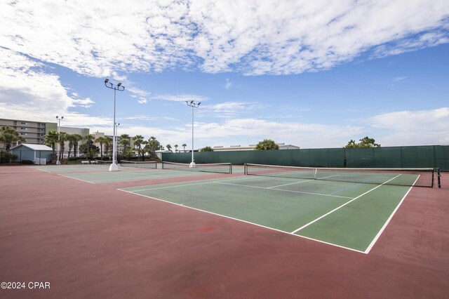 view of sport court