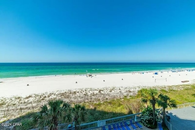 water view with a beach view