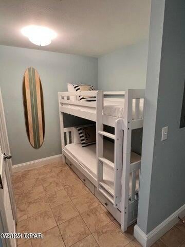 view of tiled bedroom