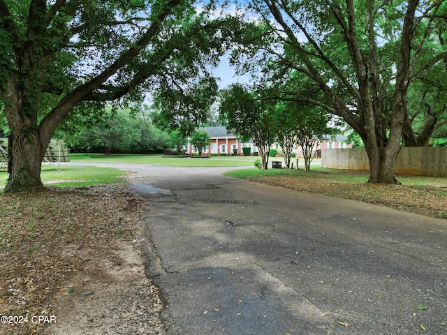 view of road