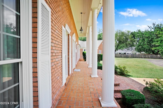 view of patio