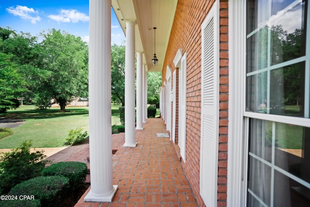 view of patio