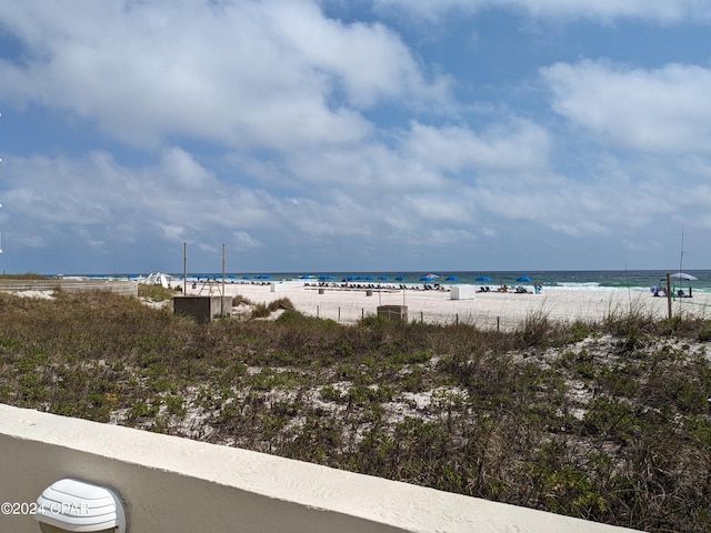 water view featuring a view of the beach