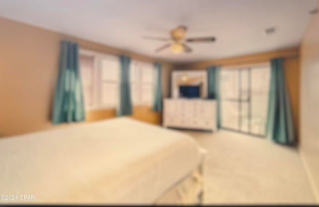 unfurnished bedroom with ceiling fan