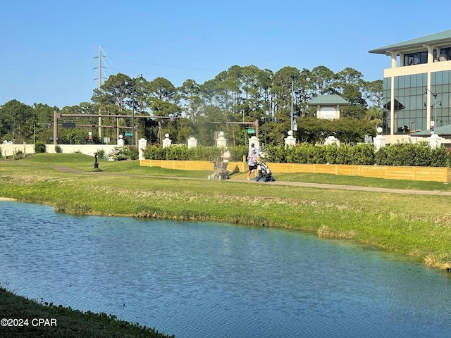 view of water feature