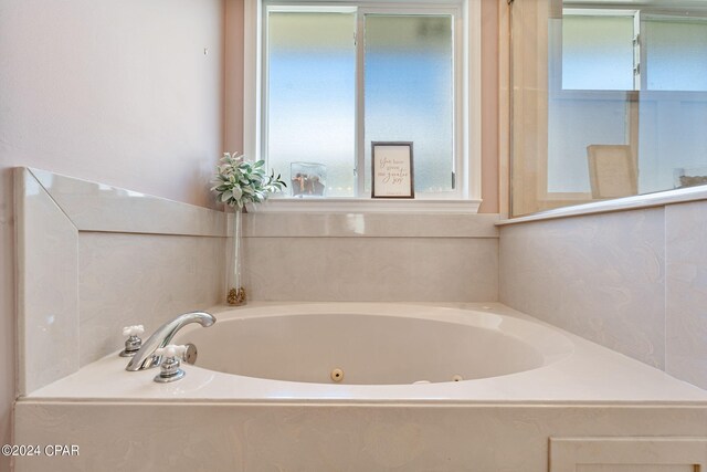 bathroom featuring a bathtub