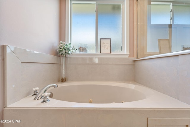 bathroom featuring a bathing tub