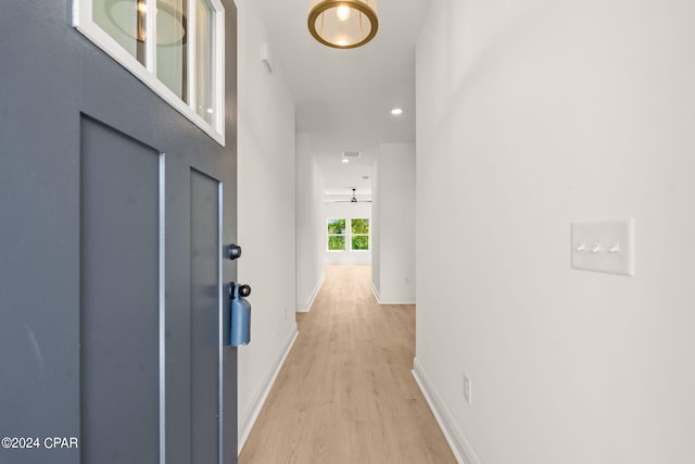 interior space featuring wood-type flooring