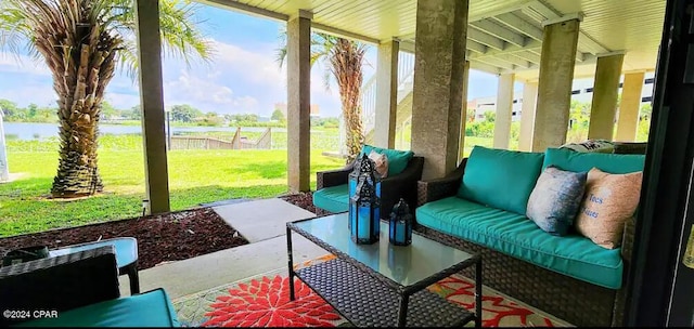 sunroom with a wealth of natural light