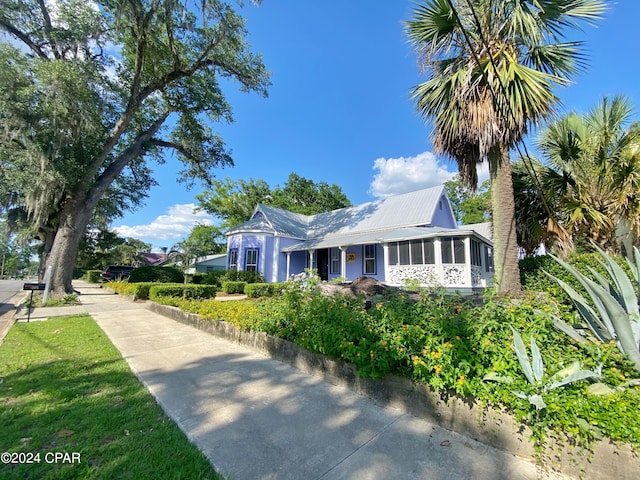 view of front of home