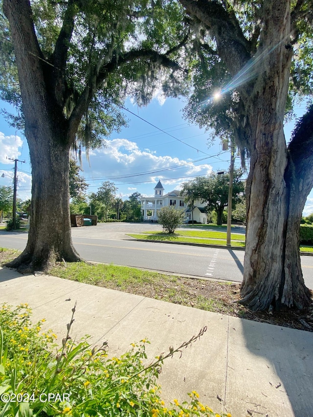 view of road