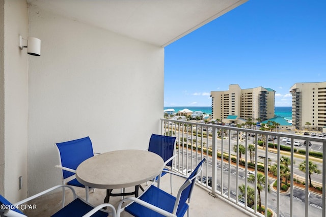 9860 S Thomas Dr Unit 519, Panama City, FL 32408 - balcony featuring a water view and a view of city
