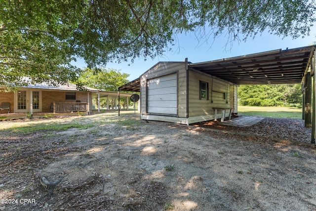 view of outbuilding