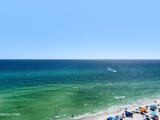 water view featuring a view of the beach