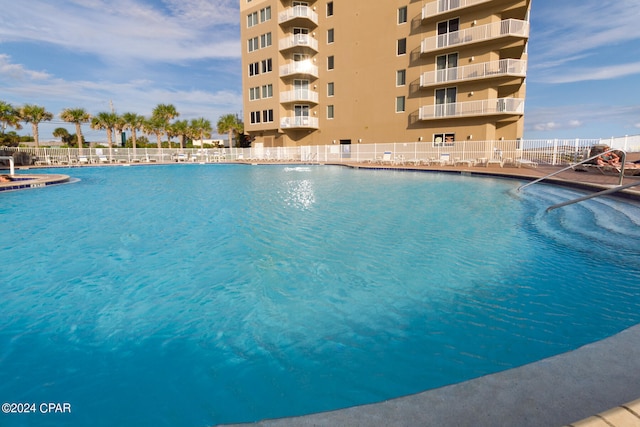 view of pool