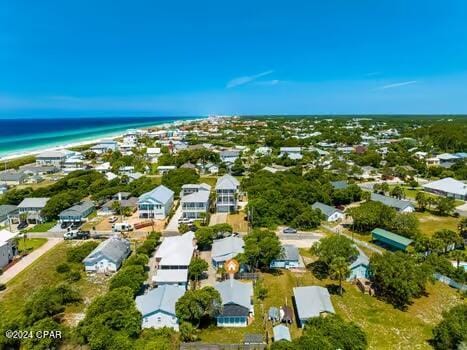 208 3rd St Unit 1/2, Panama City Beach, FL 32413 - aerial perspective of suburban area with a large body of water