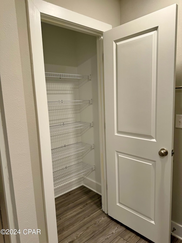 view of pantry