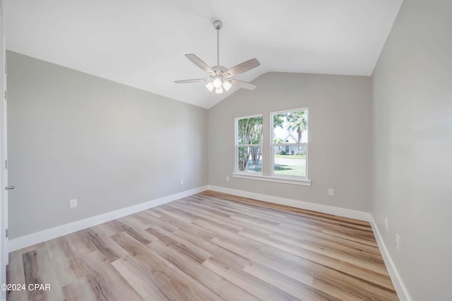 interior space featuring hardwood / wood-style floors and ceiling fan