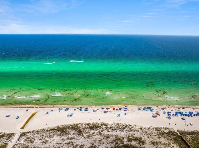 water view featuring a beach view