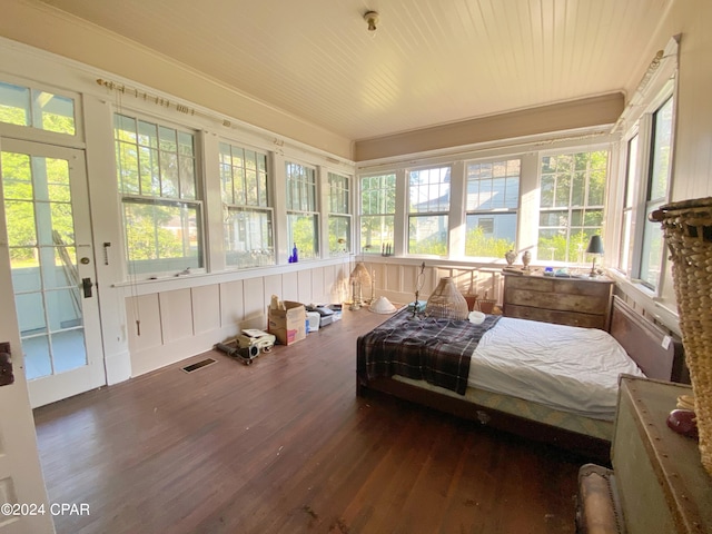 sunroom featuring plenty of natural light