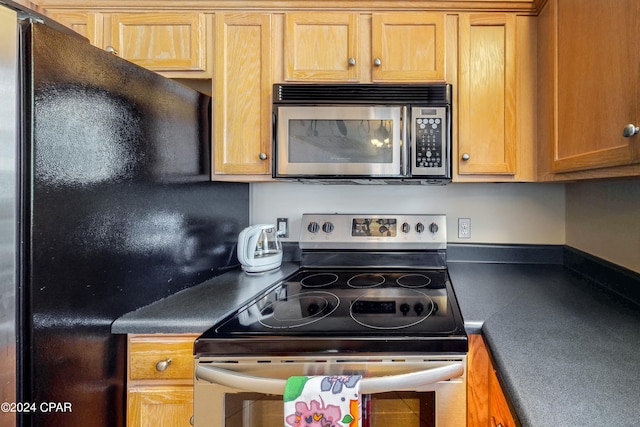 kitchen featuring appliances with stainless steel finishes