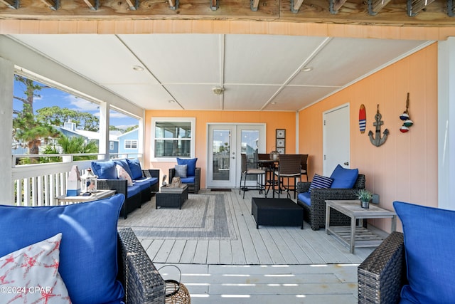 interior space featuring hardwood / wood-style floors