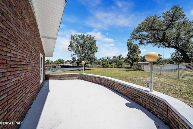 exterior space with a patio