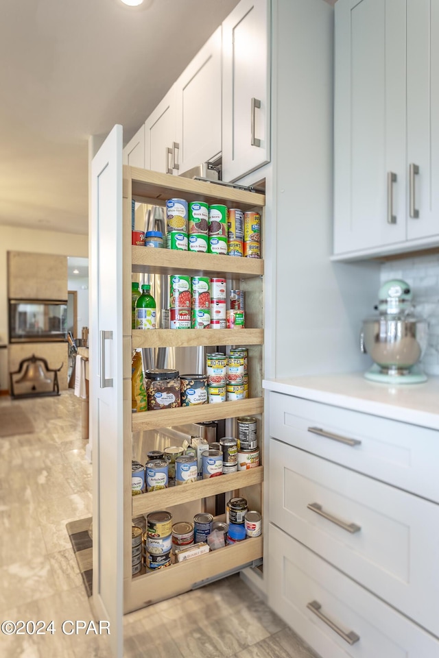 view of pantry